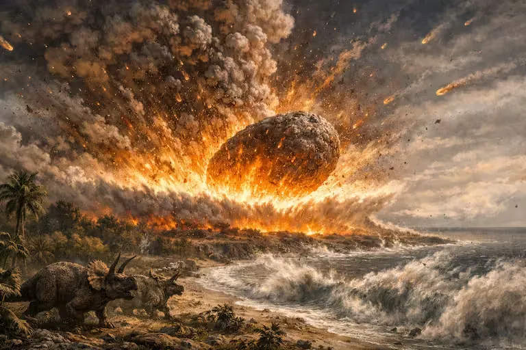 asteroid impact in chicxulub