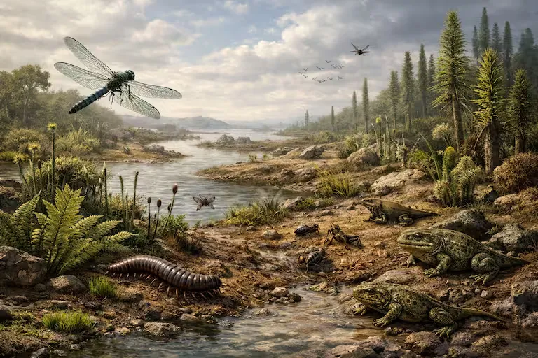 vida en tierra primitiva
